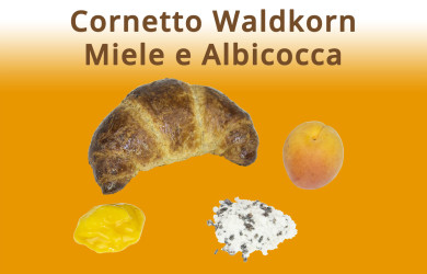 Cornetto Waldkorn Miele e Albicocca